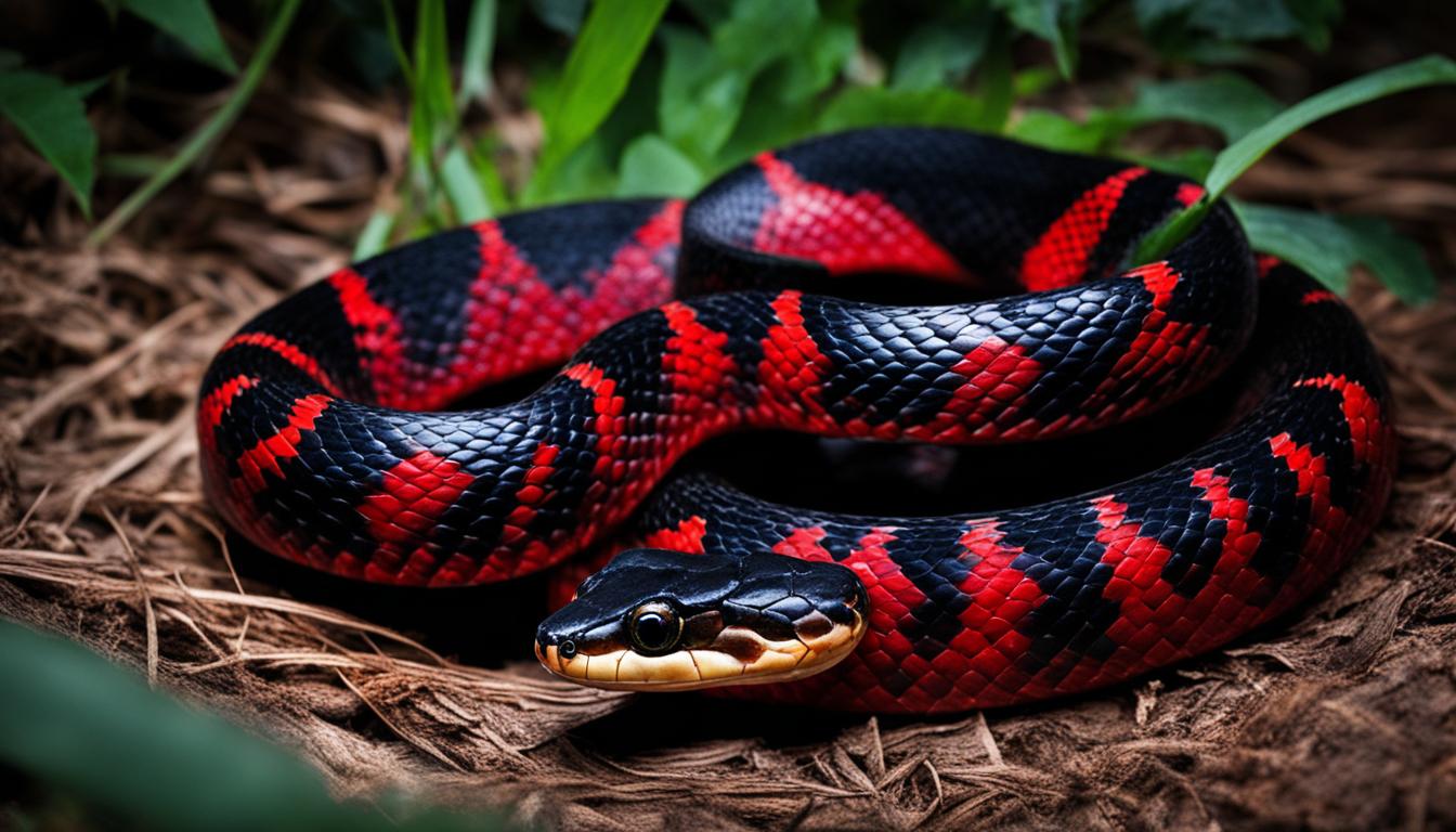 dream interpretation red and black striped snake