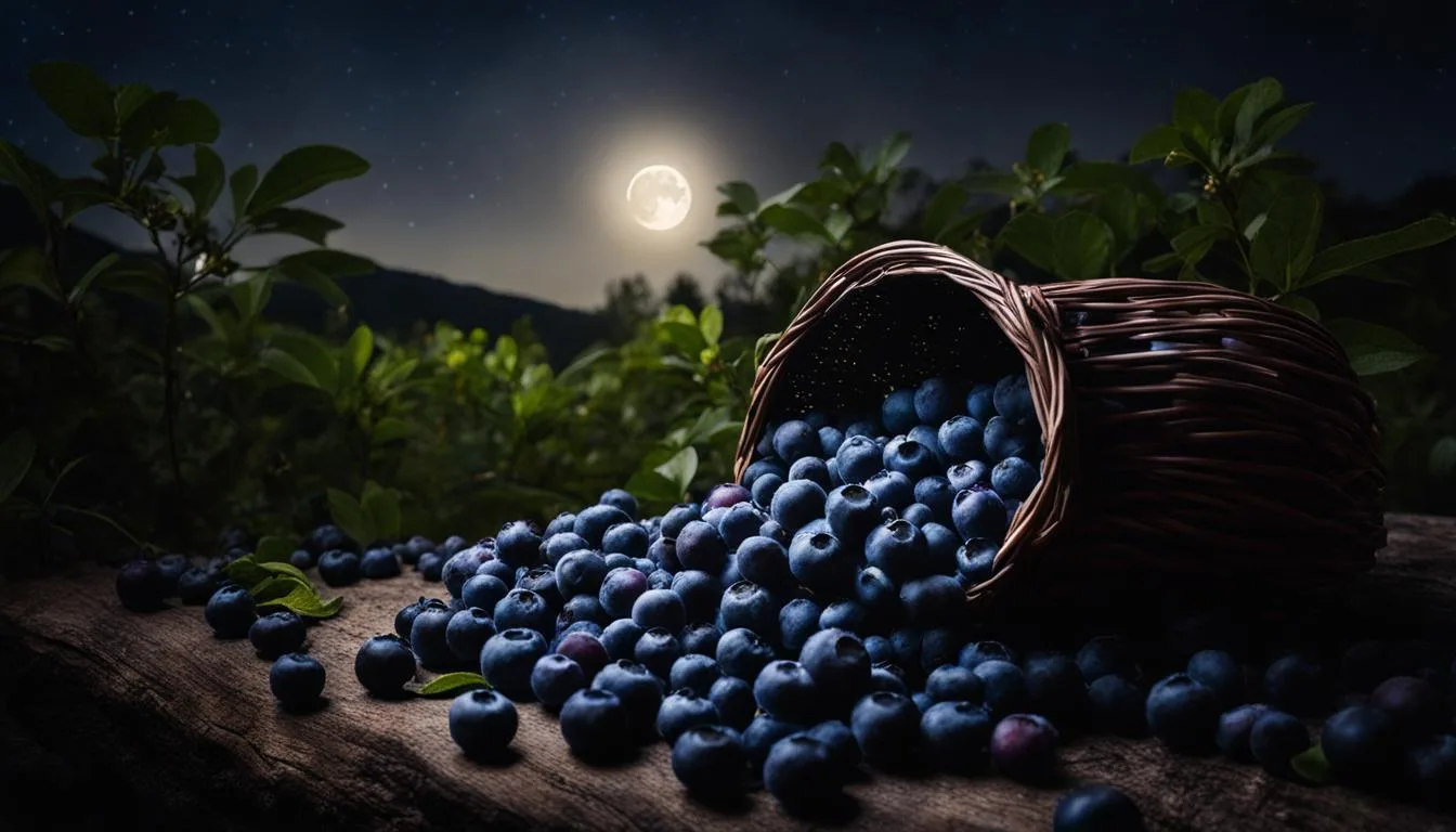 biblical meaning of blueberries in a dream