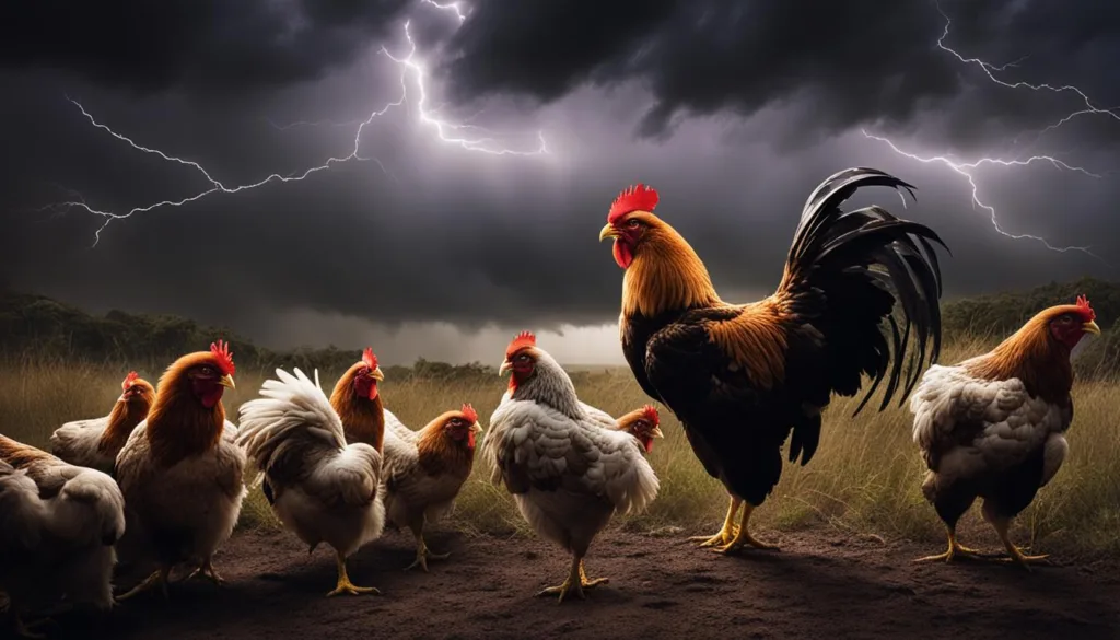 biblical meaning of chicken dreams related to cowardice and humility