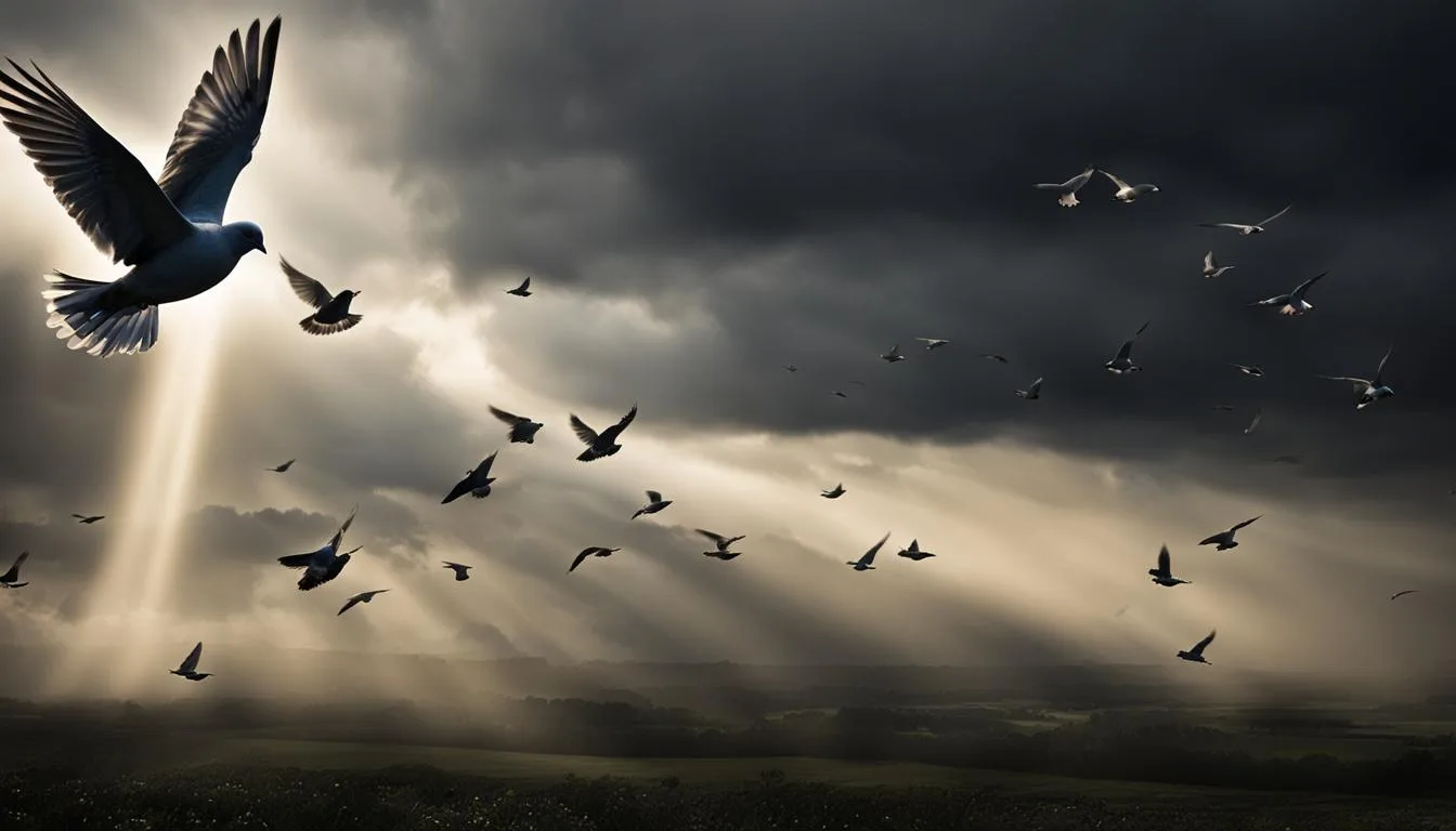 biblical meaning of pigeons in a dream