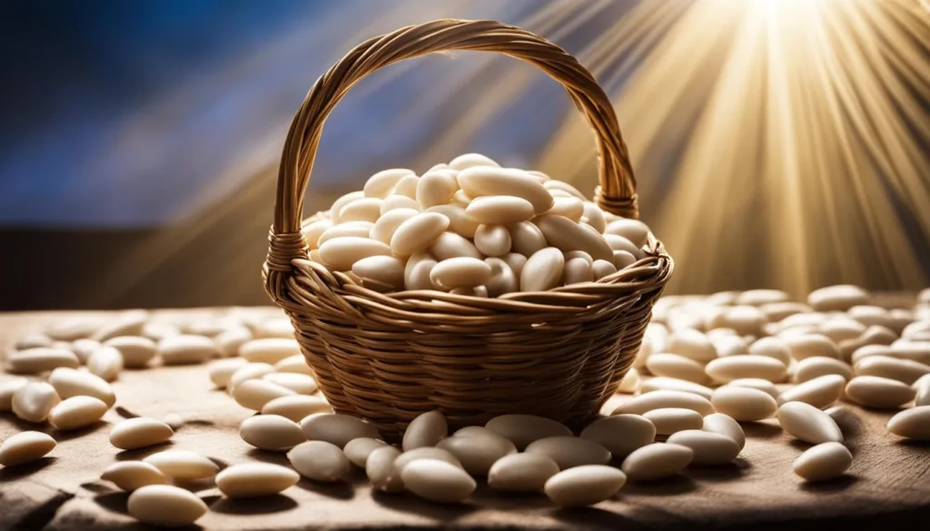 biblical meaning of white beans