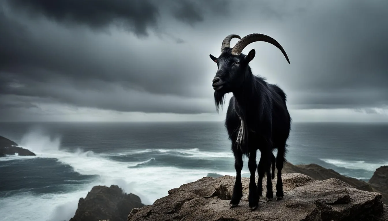 biblical meaning of a black goat in a dream