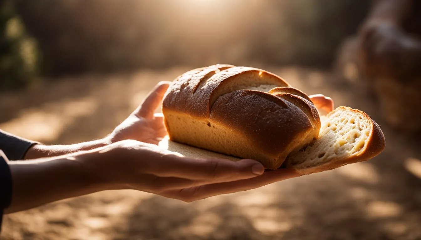 biblical meaning of giving someone food in a dream