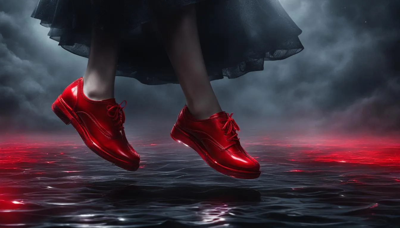 biblical meaning of red shoes in a dream