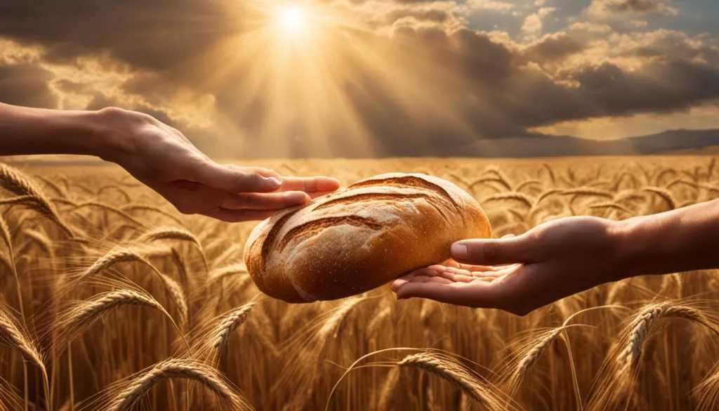 symbolism of generosity in dreams of giving food