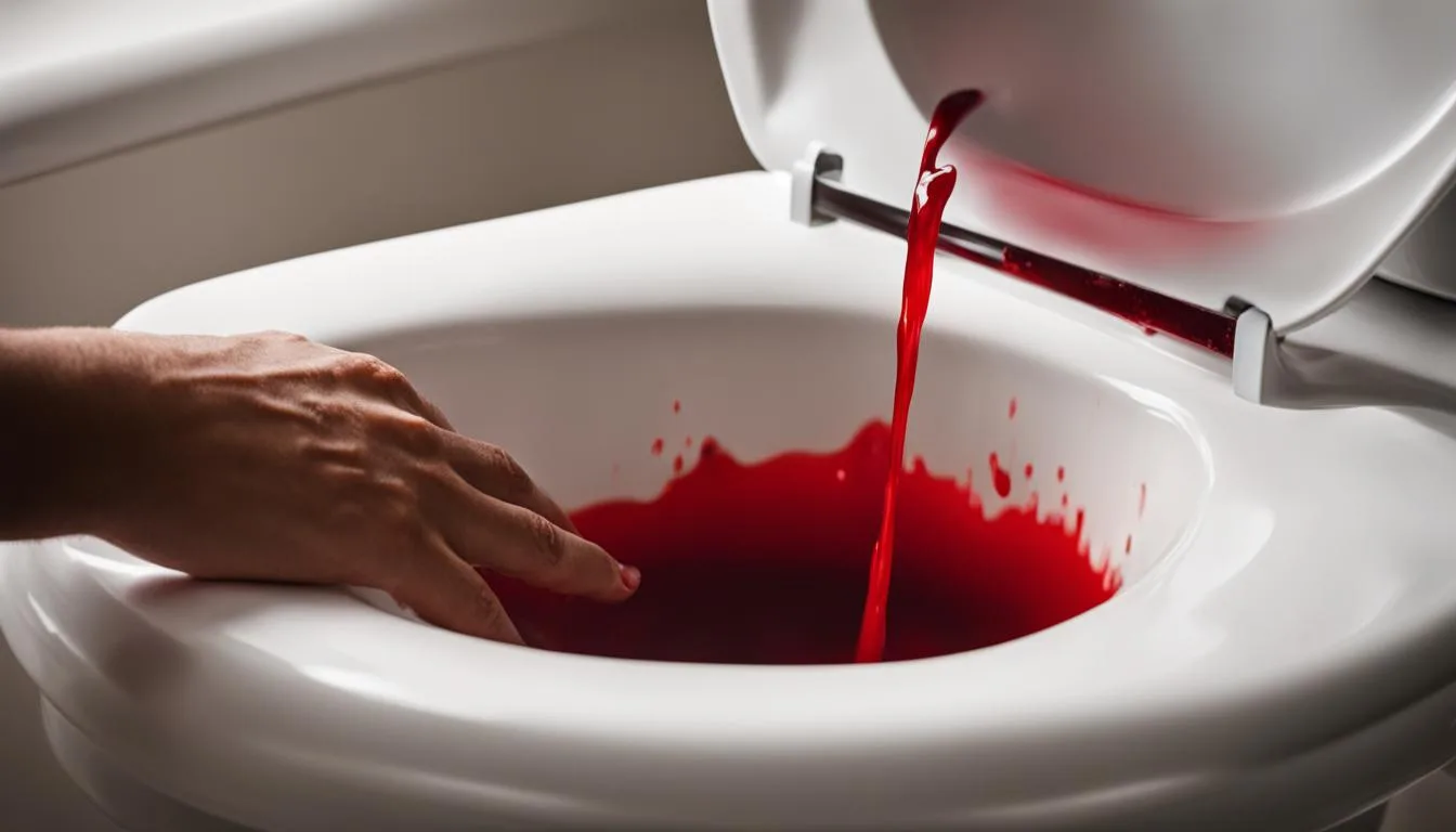 biblical meaning of urinating blood in a dream